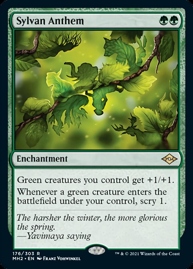 Sylvan Anthem [Modern Horizons 2] | Good Games Modbury