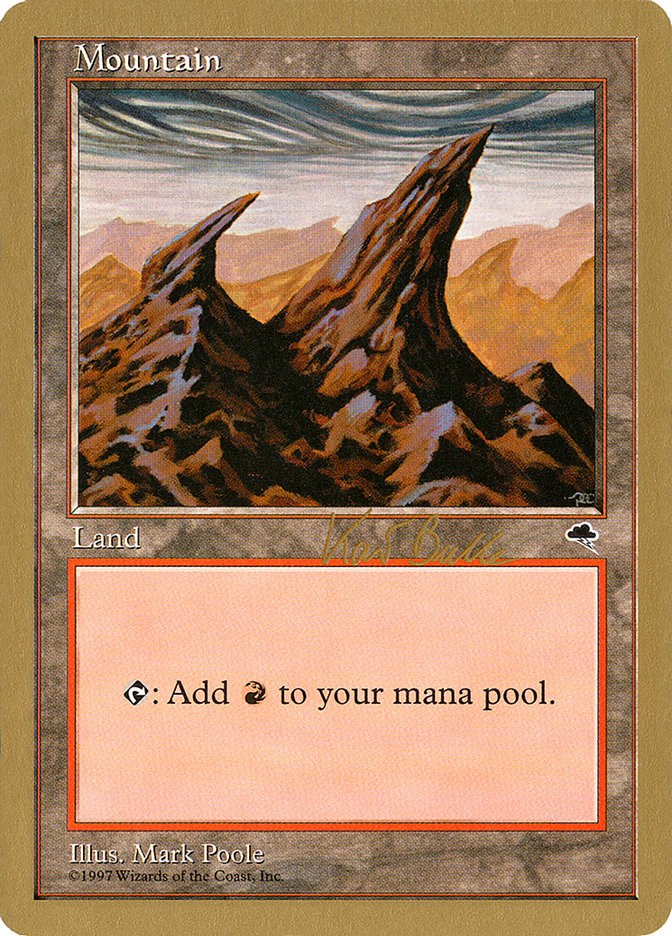 Mountain (kb344) (Kai Budde) [World Championship Decks 1999] | Good Games Modbury