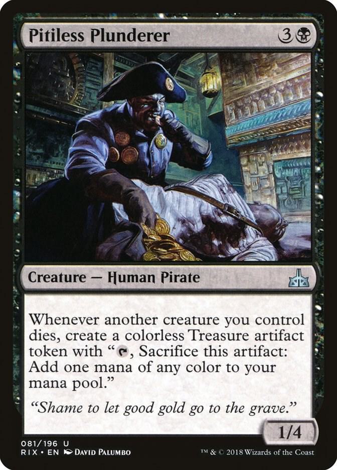 Pitiless Plunderer 81/196 (Rivals of Ixalan)  | Good Games Modbury