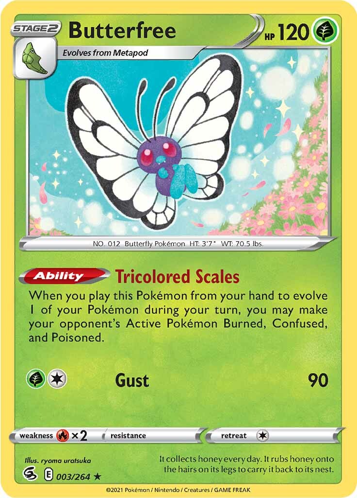 Butterfree (003/264) [Sword & Shield: Fusion Strike] | Good Games Modbury