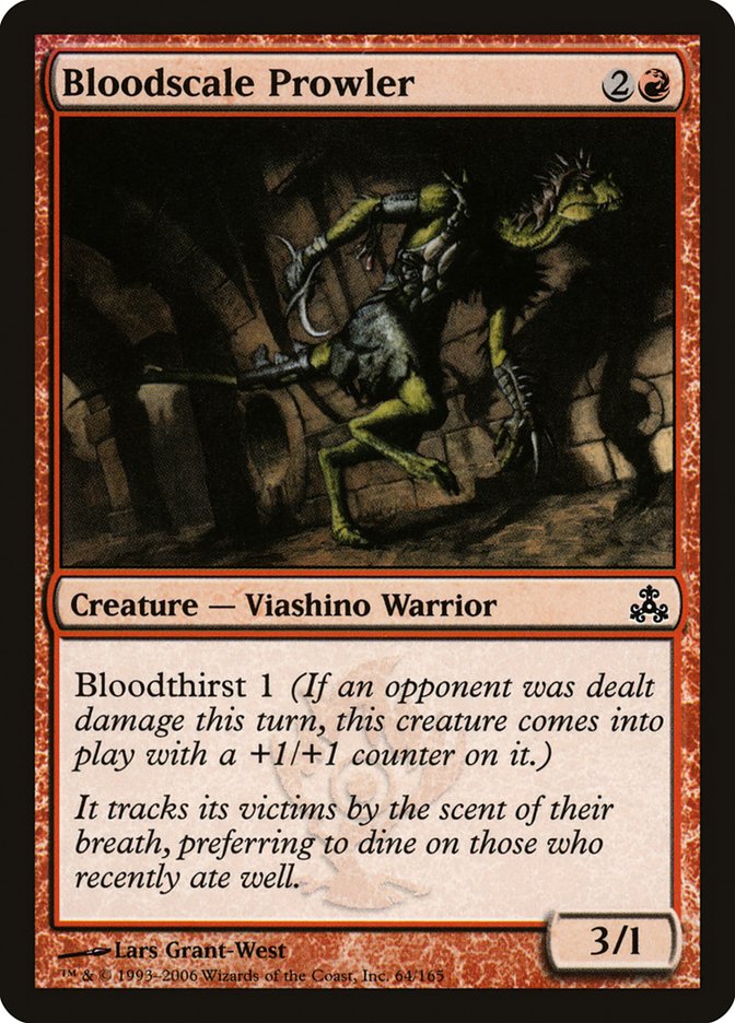 Bloodscale Prowler 64/165 (Guildpact)  - Foil | Good Games Modbury