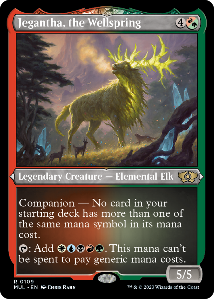 Jegantha, the Wellspring (Borderless) (Foil Etched) [Multiverse Legends] | Good Games Modbury