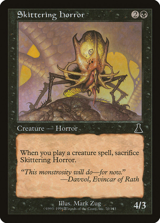 Skittering Horror 70/143 (Urza's Destiny)  | Good Games Modbury
