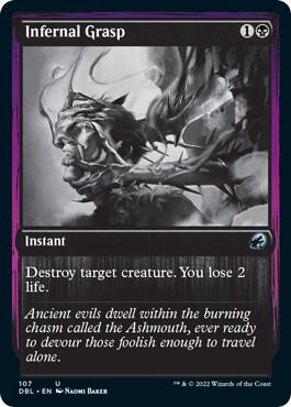 Infernal Grasp 107 (Innistrad: Double Feature)  - Foil | Good Games Modbury