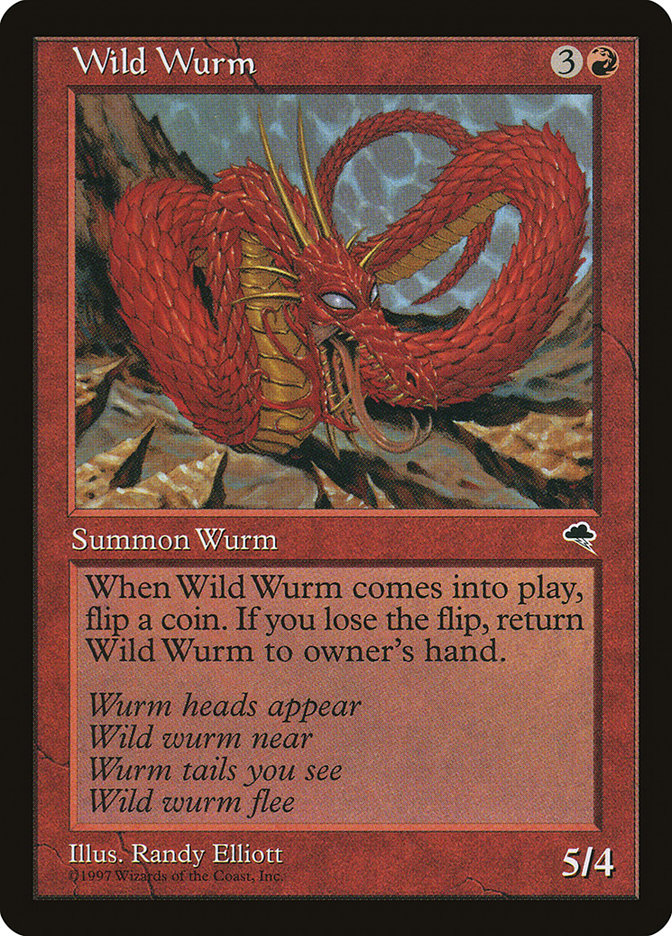 Wild Wurm 212/350 (Tempest)  | Good Games Modbury