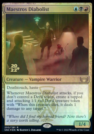 Maestros Diabolist [Streets of New Capenna Prerelease Promos] | Good Games Modbury