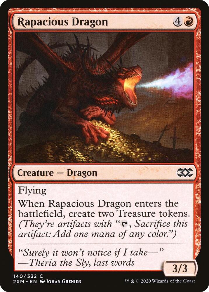 Rapacious Dragon 140/332 (Double Masters)  | Good Games Modbury
