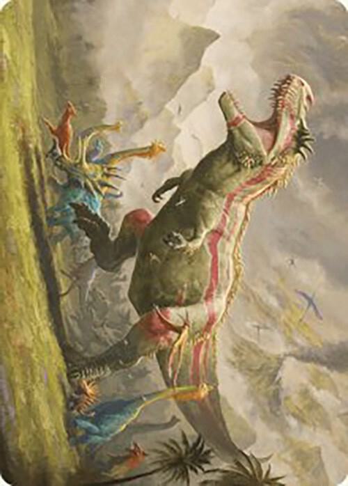Ghalta Stampede Tyrant Art Card 24 (Art Series: The Lost Caverns of Ixalan)  | Good Games Modbury