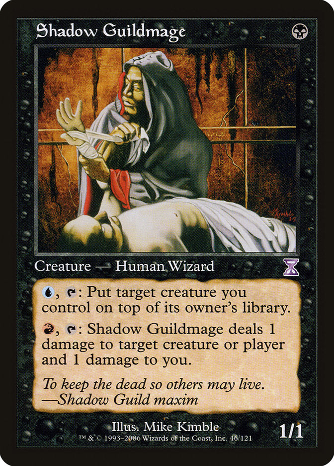 Shadow Guildmage 46/121 (Timeshifted)  - Foil | Good Games Modbury