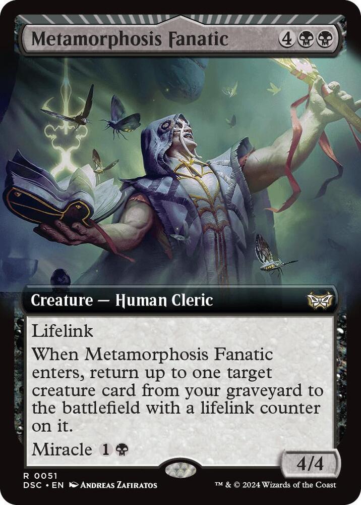 Metamorphosis Fanatic 51/40 (Commander: Duskmourn: House of Horror)  - Extended Art | Good Games Modbury