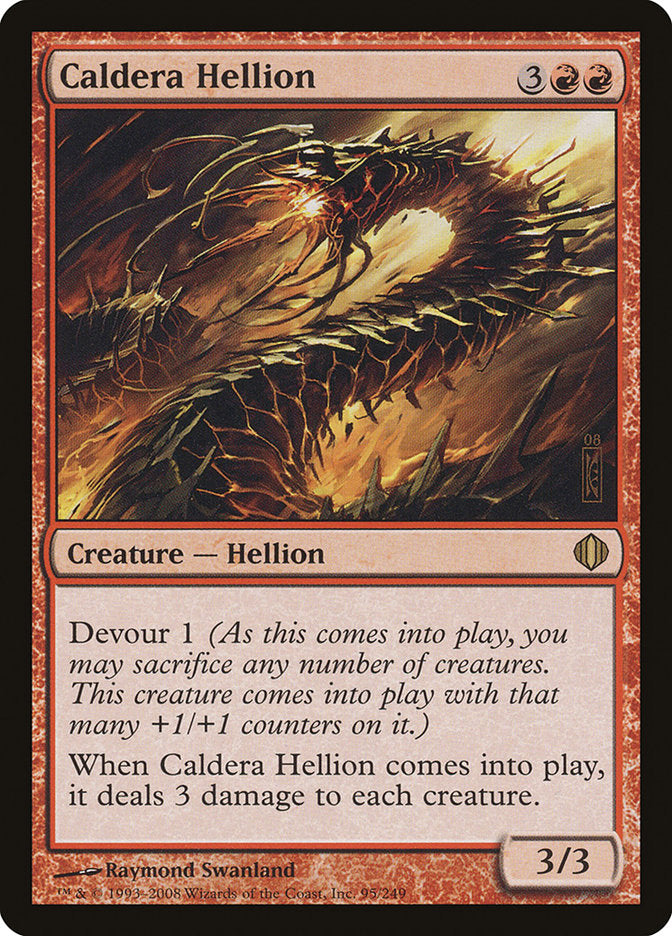 Caldera Hellion 95/249 (Shards of Alara)  - Foil | Good Games Modbury