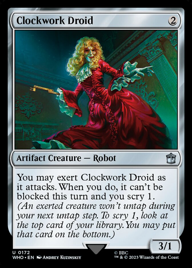 Clockwork Droid 172/331 (Universes Beyond: Doctor Who)  - Foil | Good Games Modbury