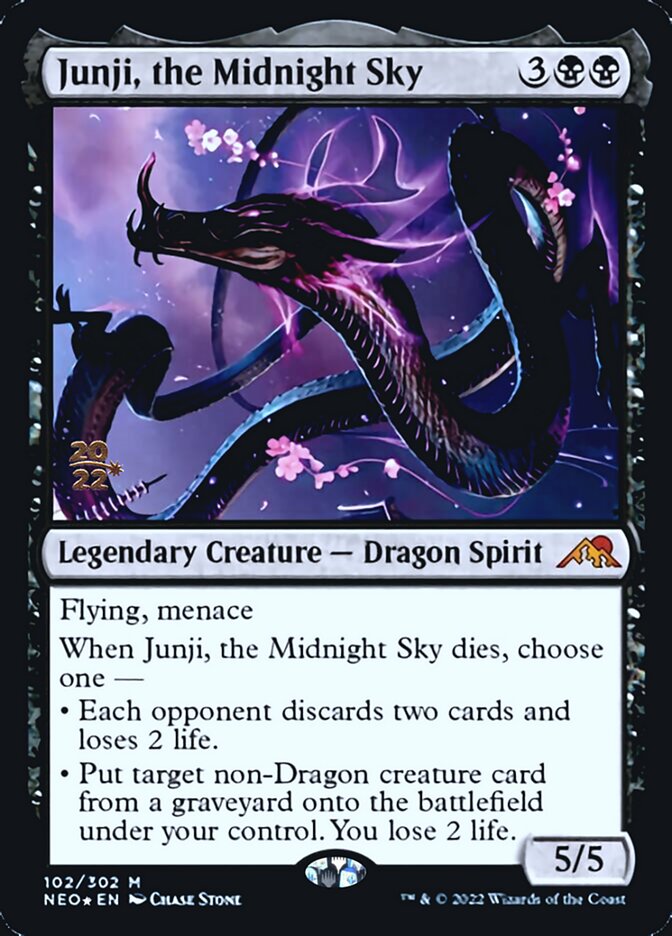 Junji, the Midnight Sky [Kamigawa: Neon Dynasty Prerelease Promos] | Good Games Modbury