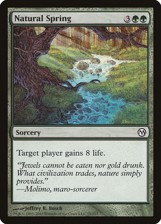 Natural Spring [Duels of the Planeswalkers] | Good Games Modbury