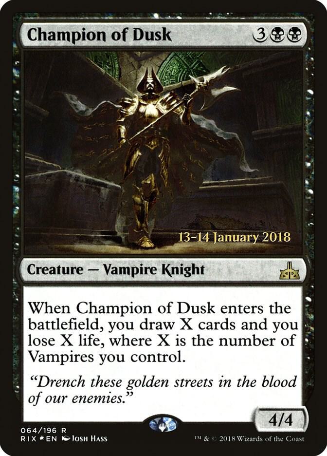 Champion of Dusk 64 (Prerelease Cards)  - Foil | Good Games Modbury