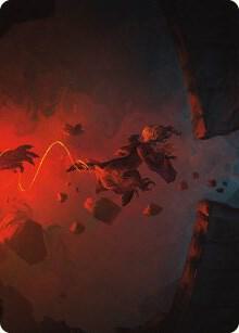 Gandalf the Grey Art Card 49 (Art Series: Universes Beyond: The Lord of the Rings: Tales of Middle-earth)  | Good Games Modbury