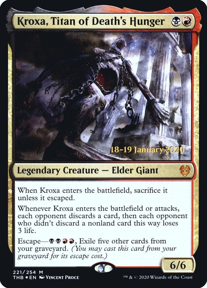 Kroxa Titan of Deaths Hunger 221s/137 (Prerelease Cards)  - Foil | Good Games Modbury