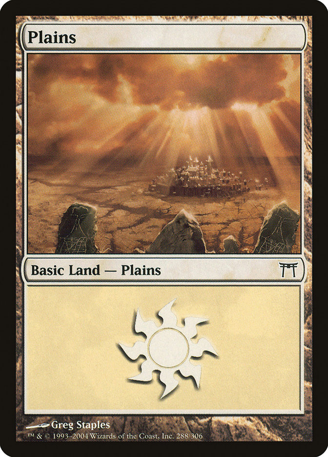Plains (288) [Champions of Kamigawa] | Good Games Modbury