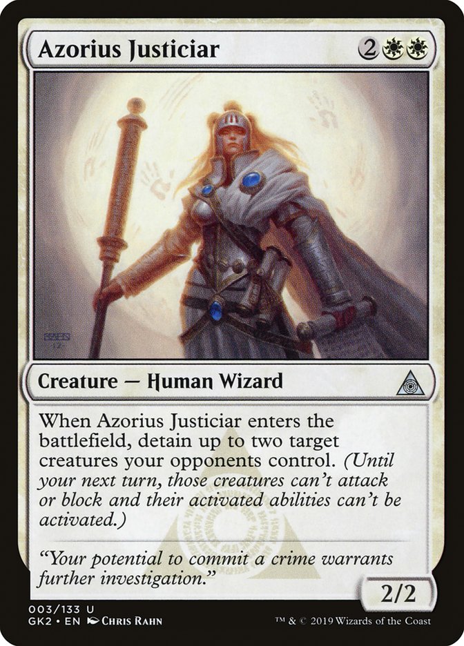 Azorius Justiciar [Ravnica Allegiance Guild Kit] | Good Games Modbury