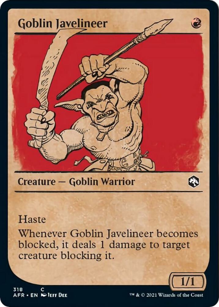 Goblin Javelineer Showcase 318/281 (Adventures in the Forgotten Realms)  | Good Games Modbury