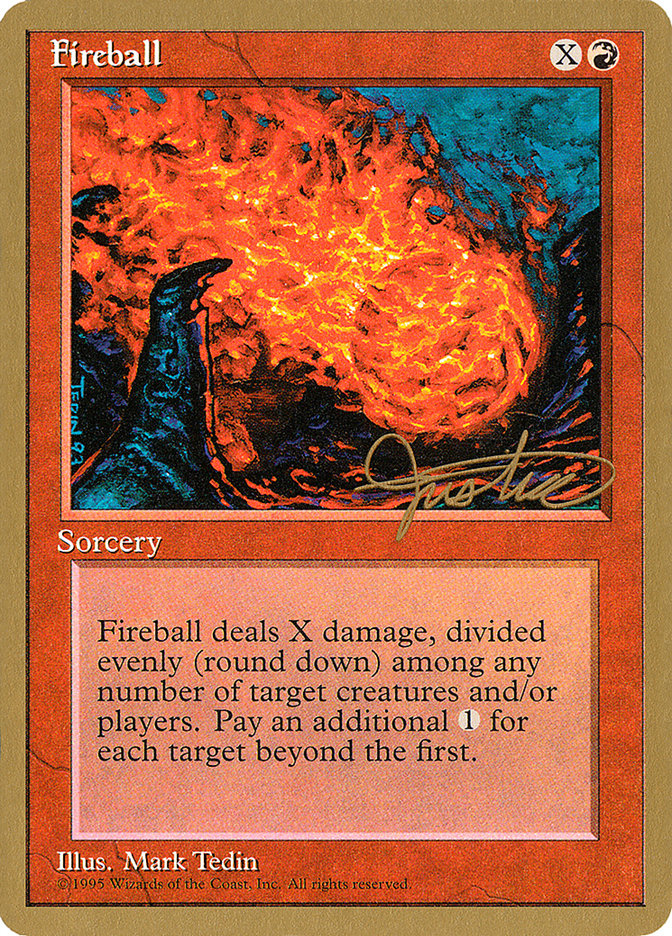 Fireball (Mark Justice) [Pro Tour Collector Set] | Good Games Modbury