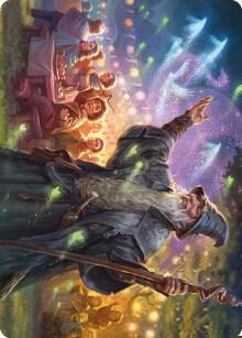 Gandalf Friend of the Shire Art Card 5 (Art Series: Universes Beyond: The Lord of the Rings: Tales of Middle-earth)  | Good Games Modbury