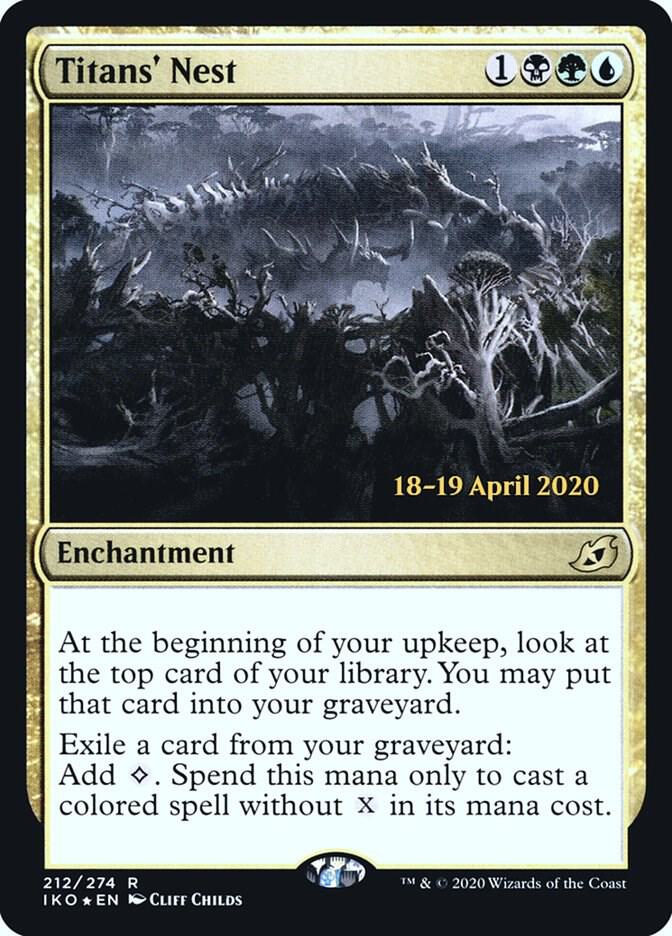 Titans Nest 212s/137 (Prerelease Cards)  - Foil | Good Games Modbury