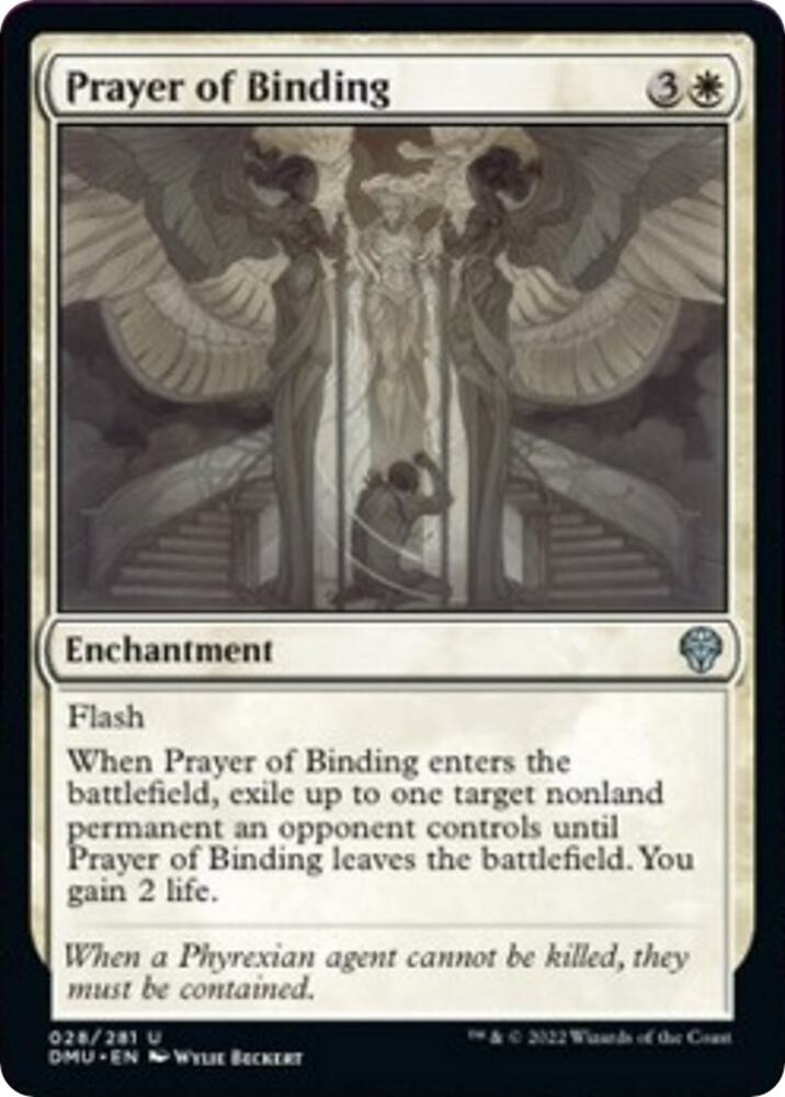 Prayer of Binding 28/281 (Dominaria United)  - Foil | Good Games Modbury