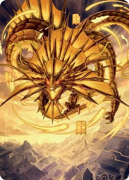 Ao the Dawn Sky Art Card 46 81 46 (Art Series: Kamigawa: Neon Dynasty)  | Good Games Modbury