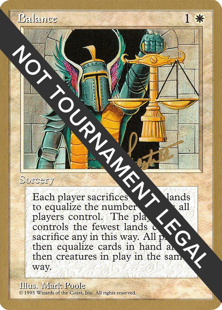 Balance 1996 Bertrand Lestree 4ED bl6/308 (World Championship Decks)  | Good Games Modbury