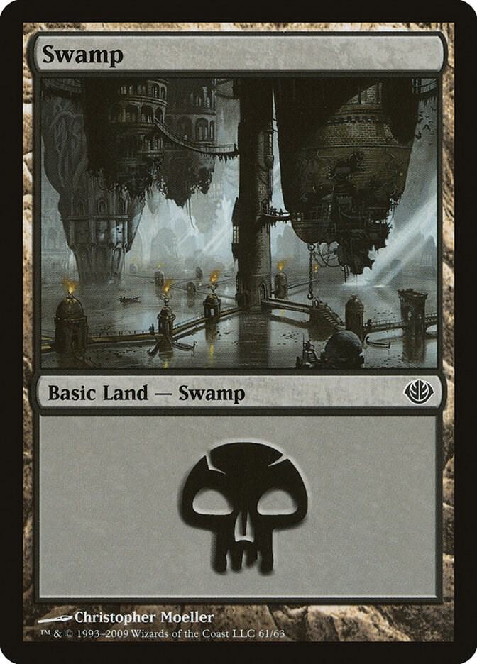 Swamp 61 61/63 (Duel Decks: Garruk vs. Liliana)  | Good Games Modbury