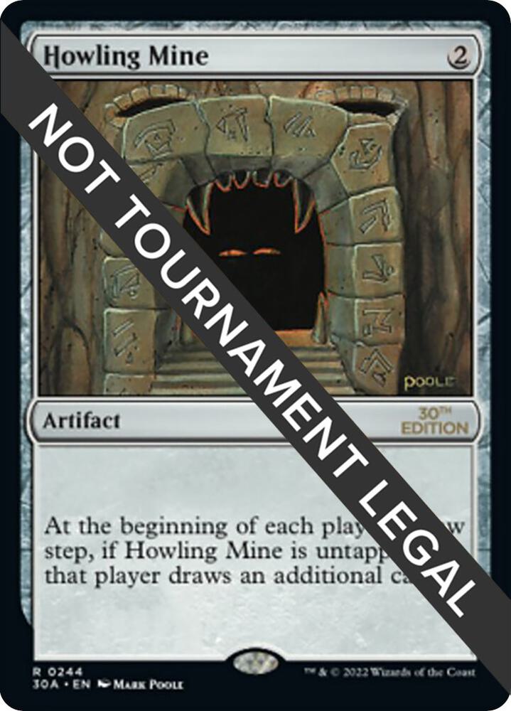 Howling Mine 244/594 (30th Anniversary Edition)  | Good Games Modbury