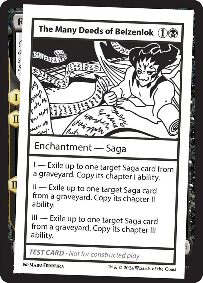 The Many Deeds of Belzenlok 550/390 (Mystery Booster 2 Playtest Cards)  | Good Games Modbury