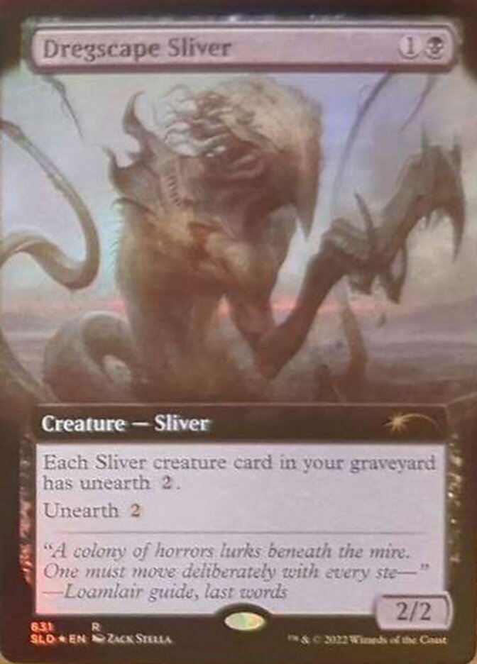 Dregscape Sliver (Extended Art) [Secret Lair Drop Promos] | Good Games Modbury