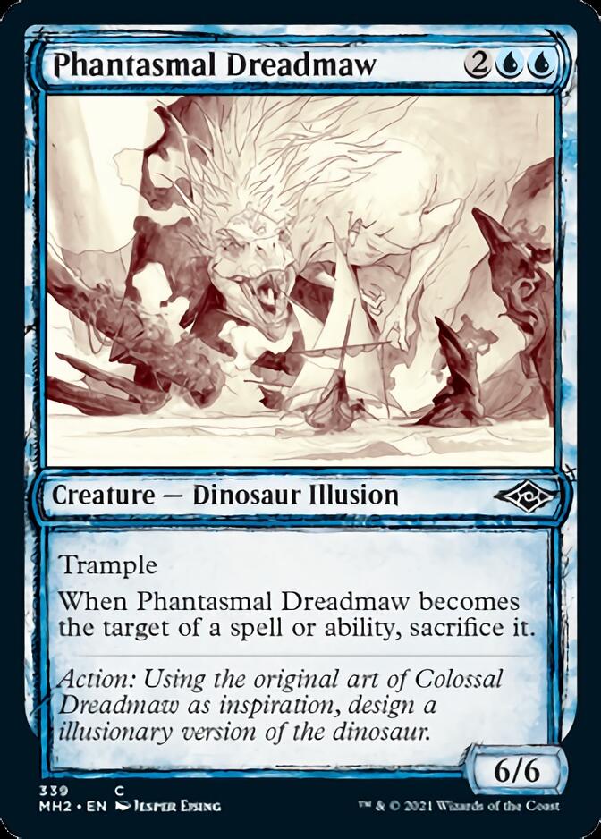 Phantasmal Dreadmaw (Sketch) [Modern Horizons 2] | Good Games Modbury