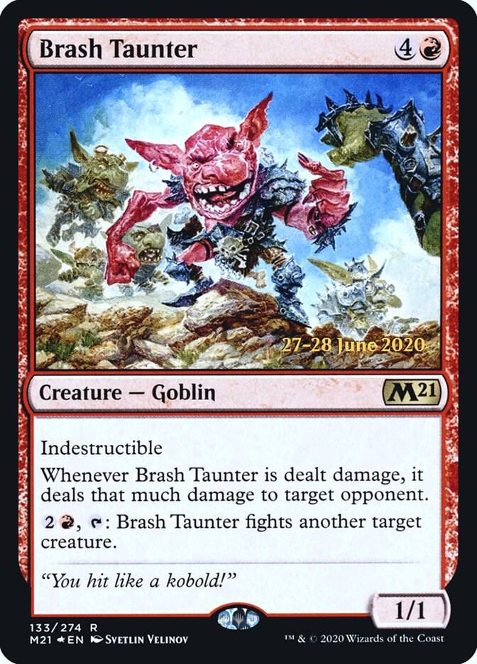 Brash Taunter 133s/137 (Prerelease Cards)  - Foil | Good Games Modbury