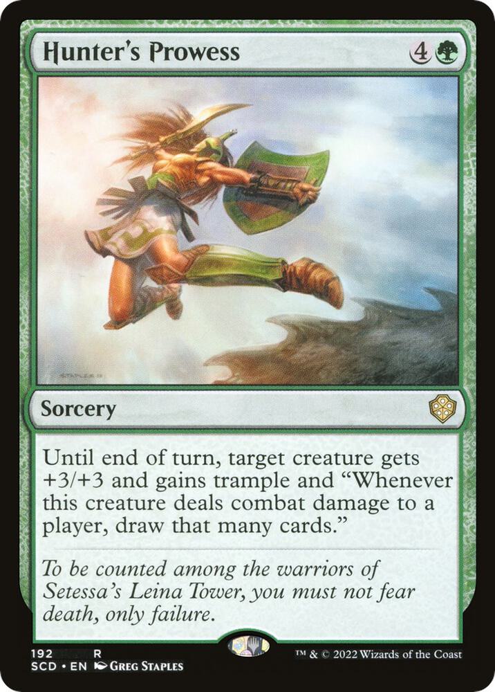 Hunter's Prowess 192/352 (Starter Commander Decks)  | Good Games Modbury