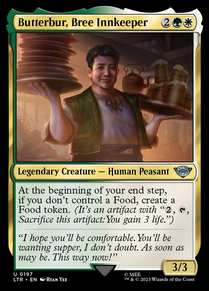 Butterbur, Bree Innkeeper 197 (Universes Beyond: The Lord of the Rings: Tales of Middle-earth)  - Foil | Good Games Modbury