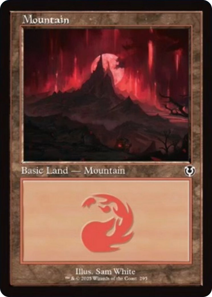 Mountain (295) (Retro Frame) [Innistrad Remastered] | Good Games Modbury