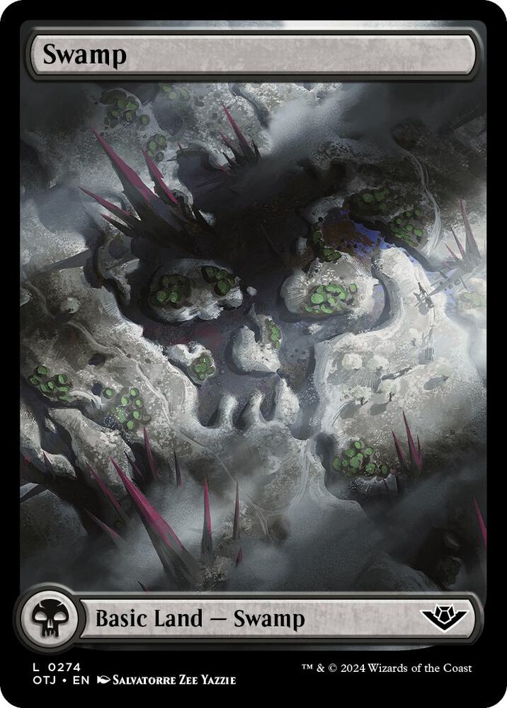 Swamp 0274 274 (Outlaws of Thunder Junction)  - Full Art Foil | Good Games Modbury