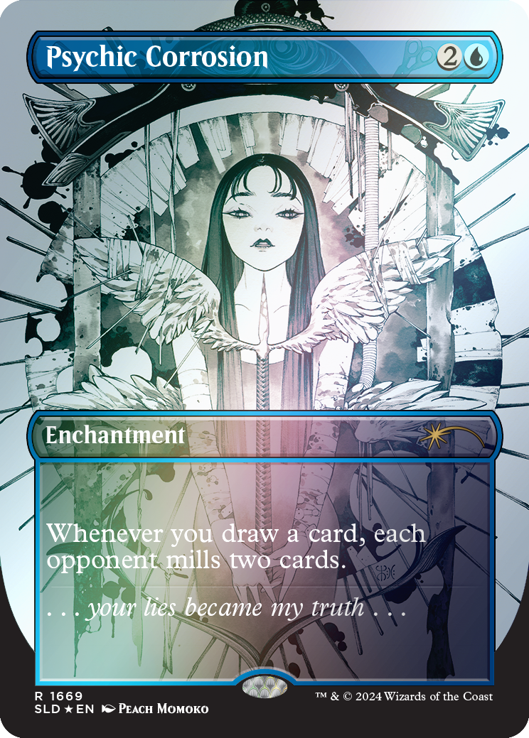 Psychic Corrosion (Rainbow Foil) [Secret Lair Drop Series] | Good Games Modbury