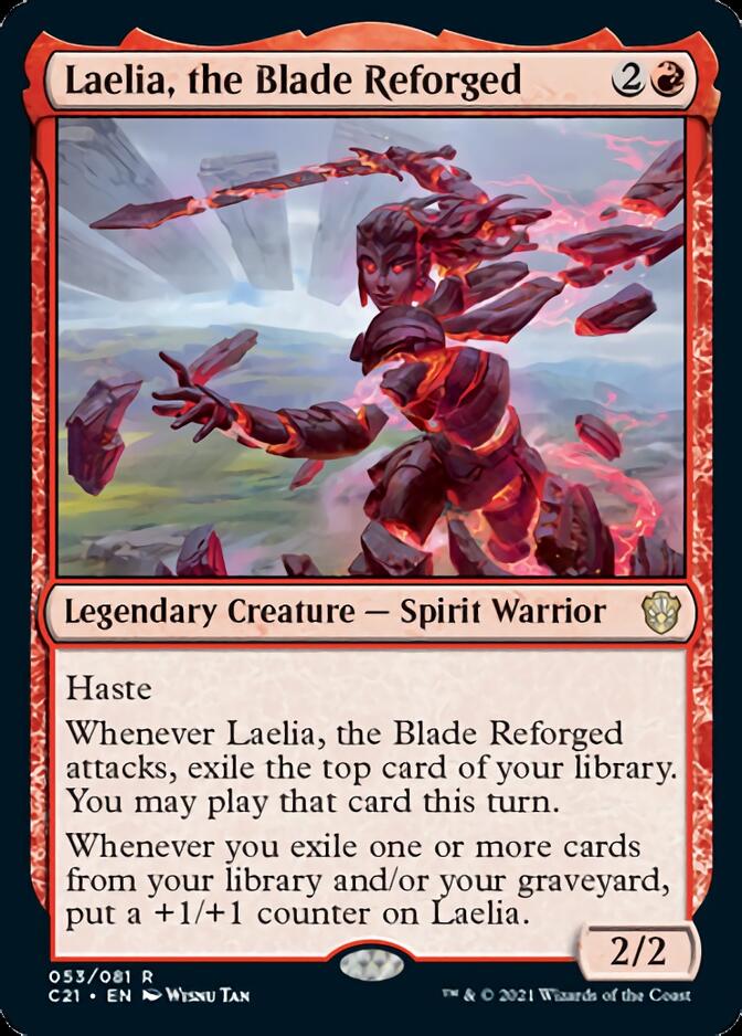 Laelia, the Blade Reforged [Commander 2021] | Good Games Modbury