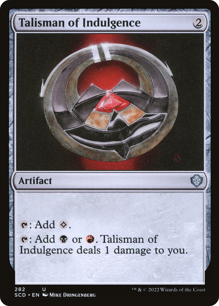 Talisman of Indulgence [Starter Commander Decks] | Good Games Modbury