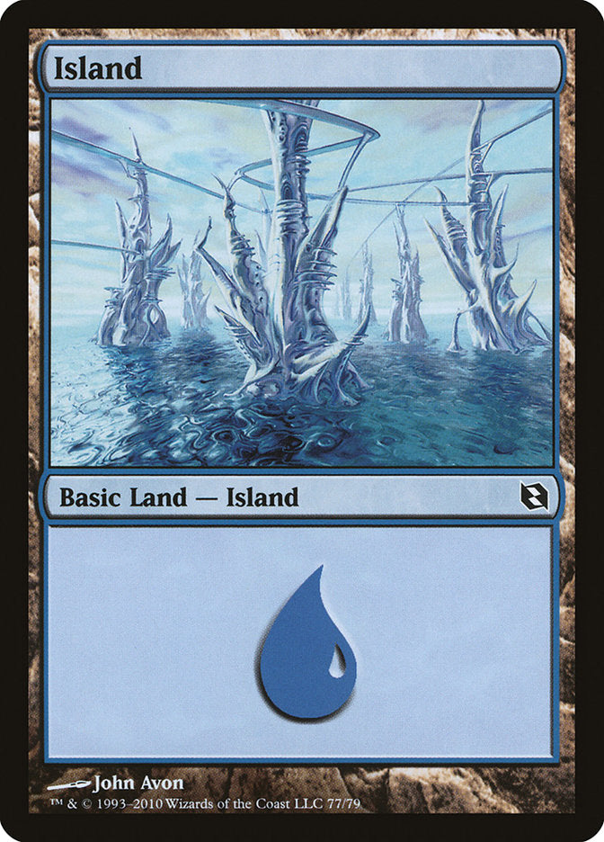 Island (77) [Duel Decks: Elspeth vs. Tezzeret] | Good Games Modbury