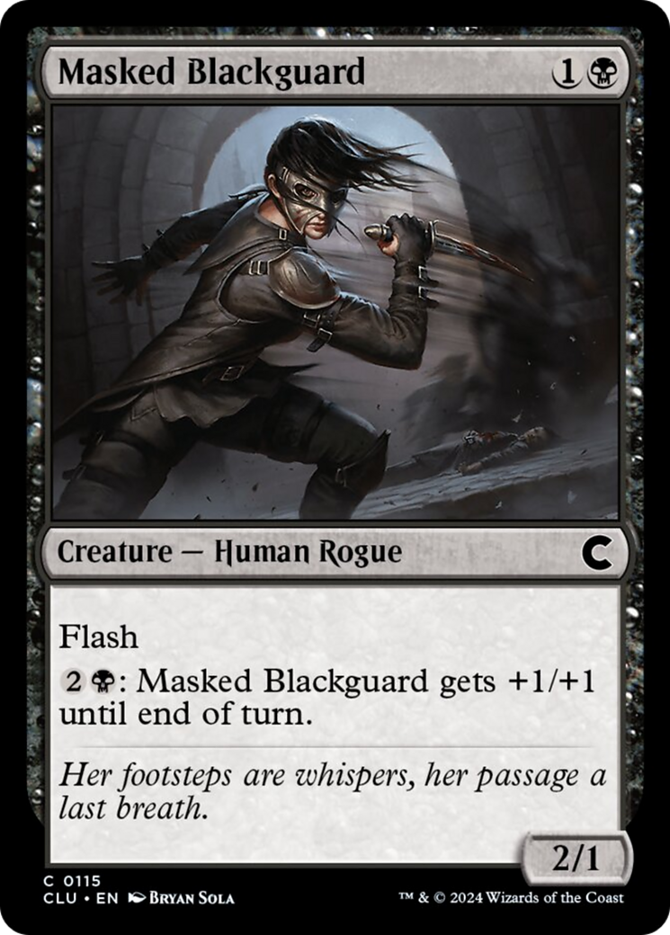 Masked Blackguard [Ravnica: Clue Edition] | Good Games Modbury