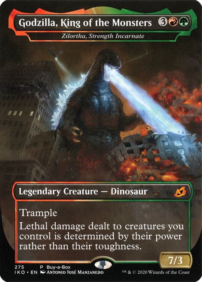 Godzilla King of the Monsters Zilortha Strength Incarnate 275 (Buy-A-Box Promos)  | Good Games Modbury