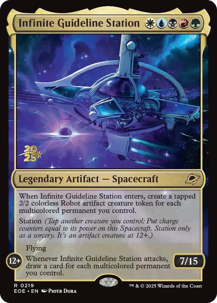 Infinite Guideline Station 219s/160 (Prerelease Cards)  - Foil | Good Games Modbury