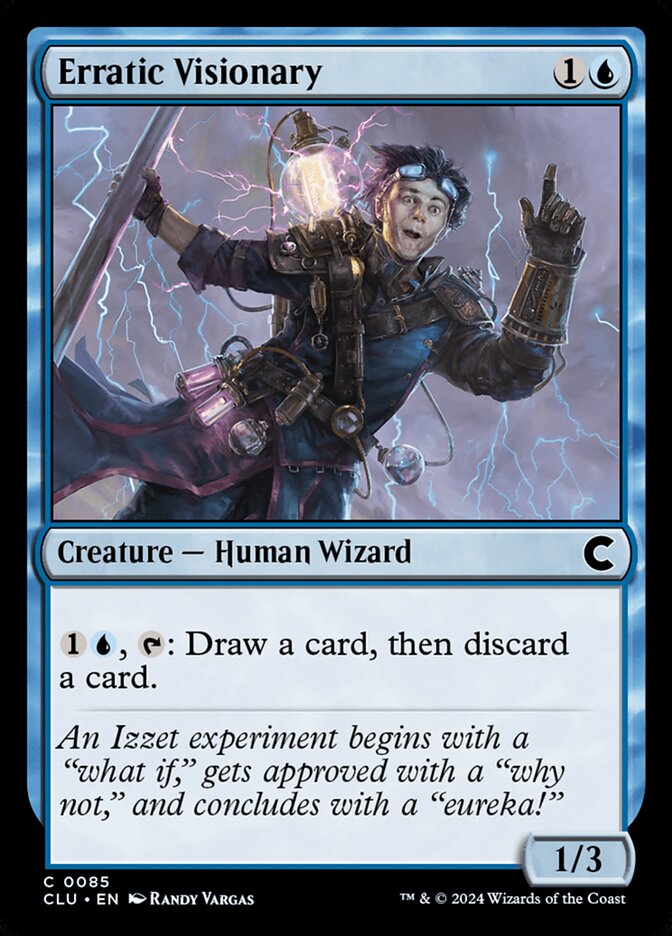 Erratic Visionary 85/284 (Ravnica: Clue Edition)  | Good Games Modbury