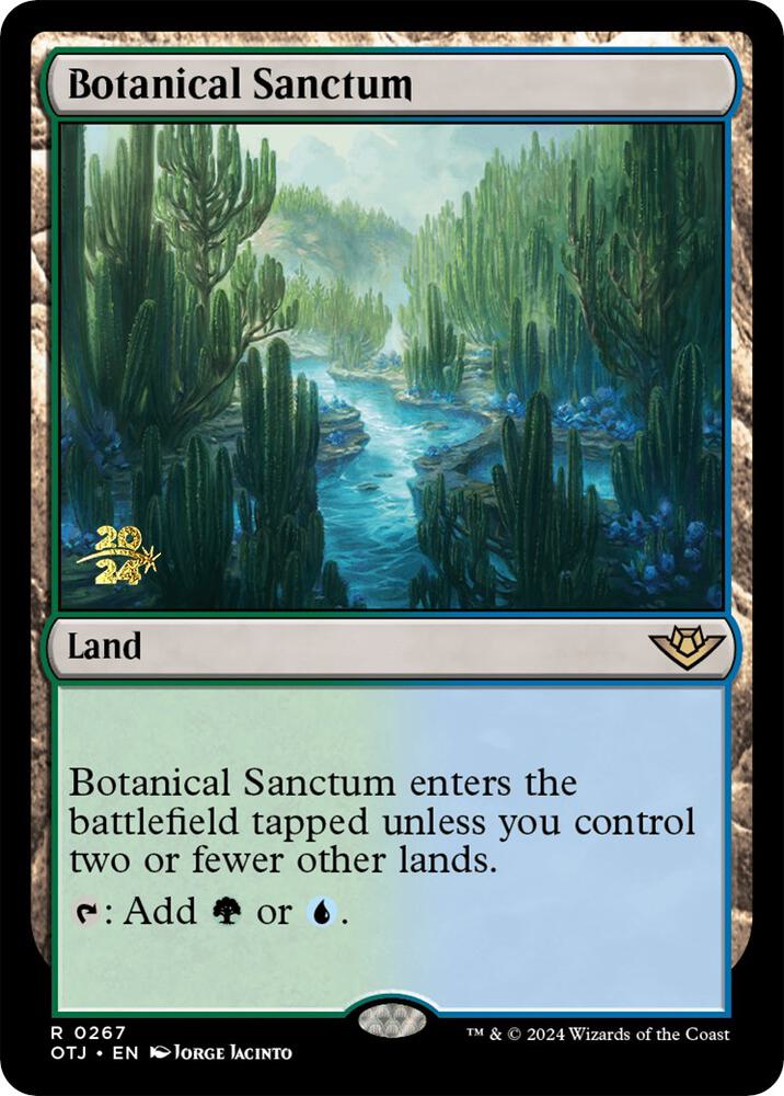 Botanical Sanctum OTJ 267s/160 (Prerelease Cards)  - Foil | Good Games Modbury
