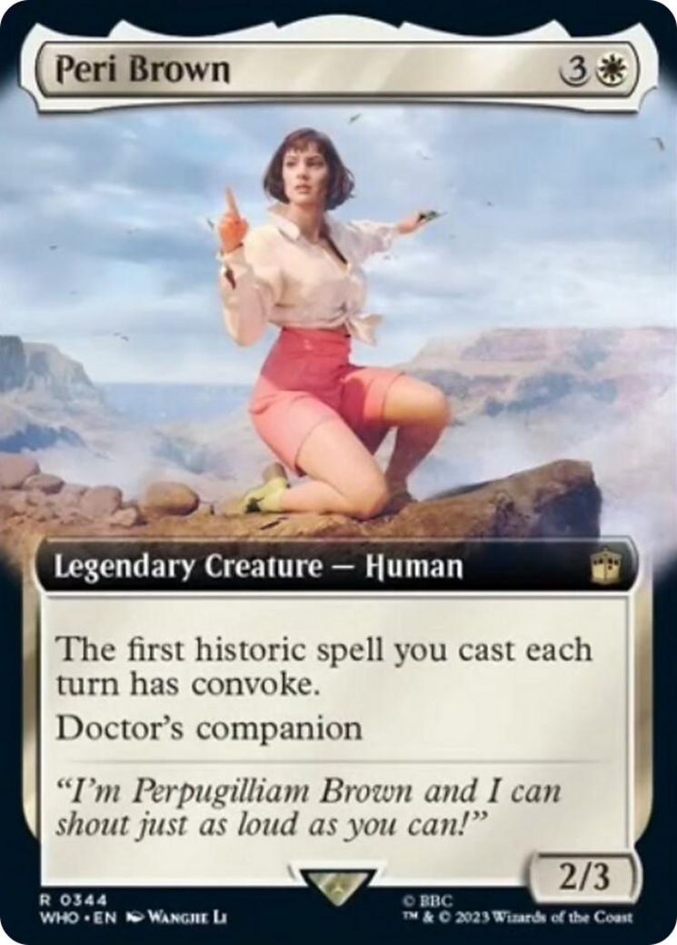 Peri Brown (Extended Art) [Doctor Who] | Good Games Modbury